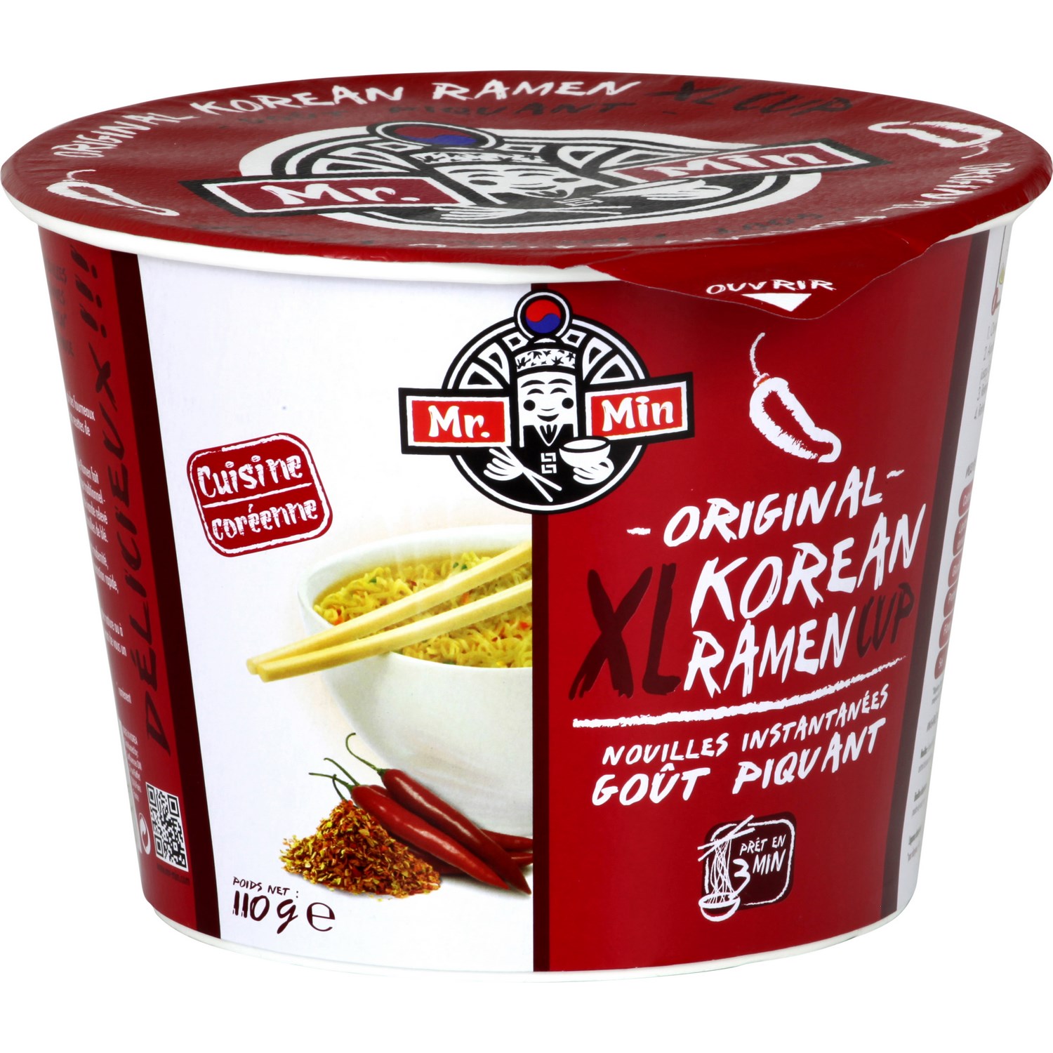 Mr Min Original Korean Ramen Instant Noodles - Instant Noodle Recipe Time -  EP 555 